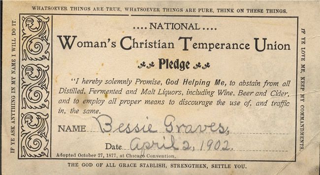 WCTU Pledge.