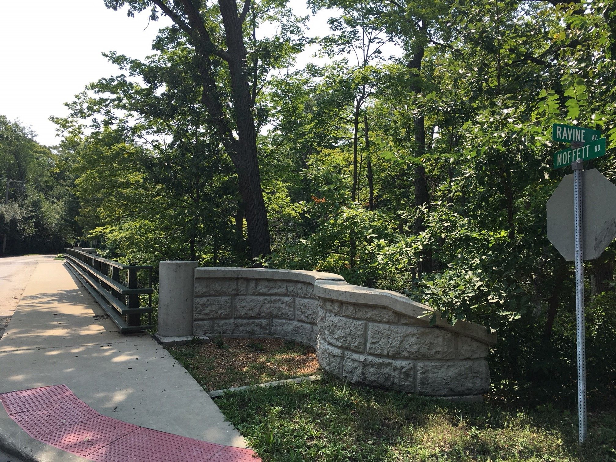After Admiral Moffett instructed naval engineers to rebuild a bridge in Lake Bluff that he repeatedly drove over, ""Moffett Road"" was named in his honor.