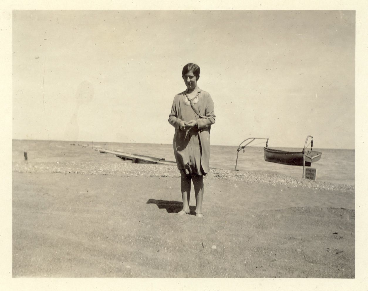 1927. ""Short pier north of original bathhouse.