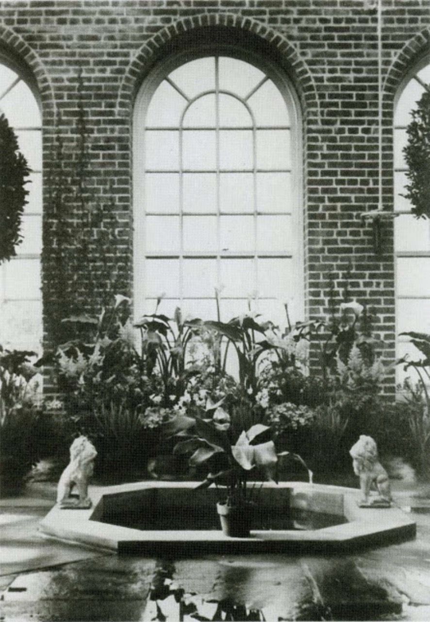 Pool in the greenhouse.