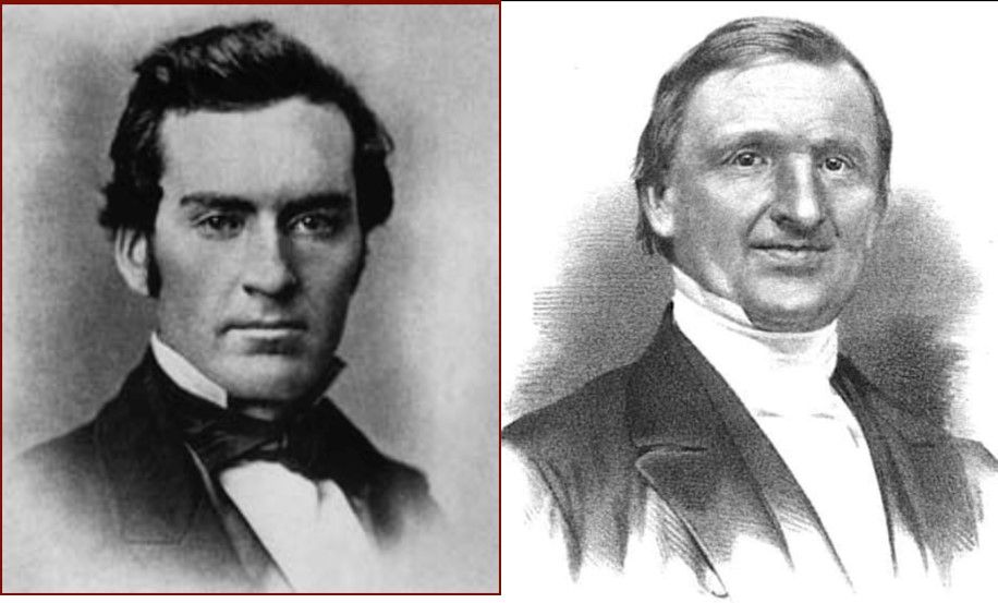 Joseph Medill (1823-1899). Image source: Chicago Tribune archives. Rev. Robert W. Patterson (1814-1894). Image source: Find A Grave.