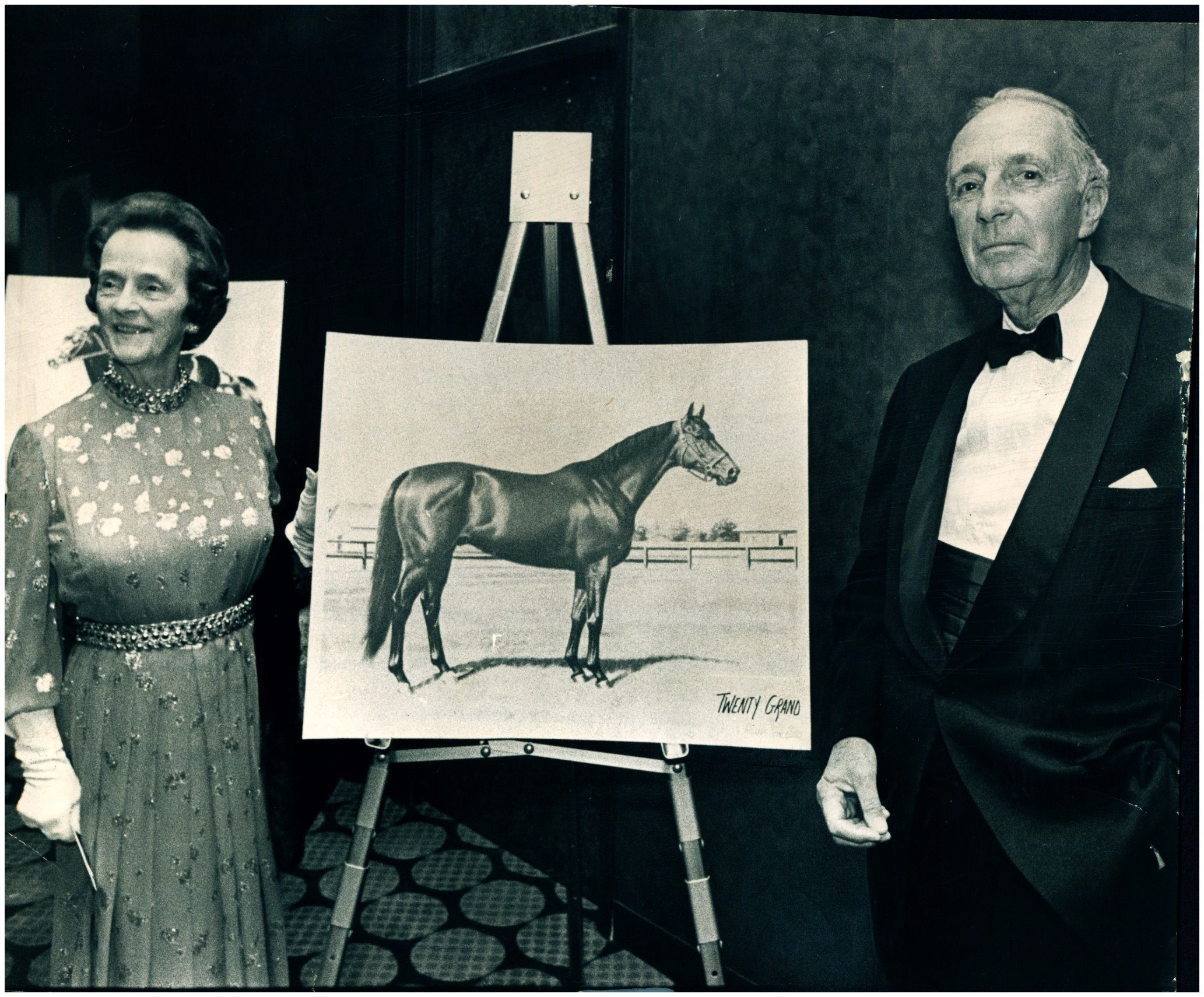 Ginevra King Pirie and John T. Pirie Jr., chairing an American Cancer Society benefit, May 18, 1973.