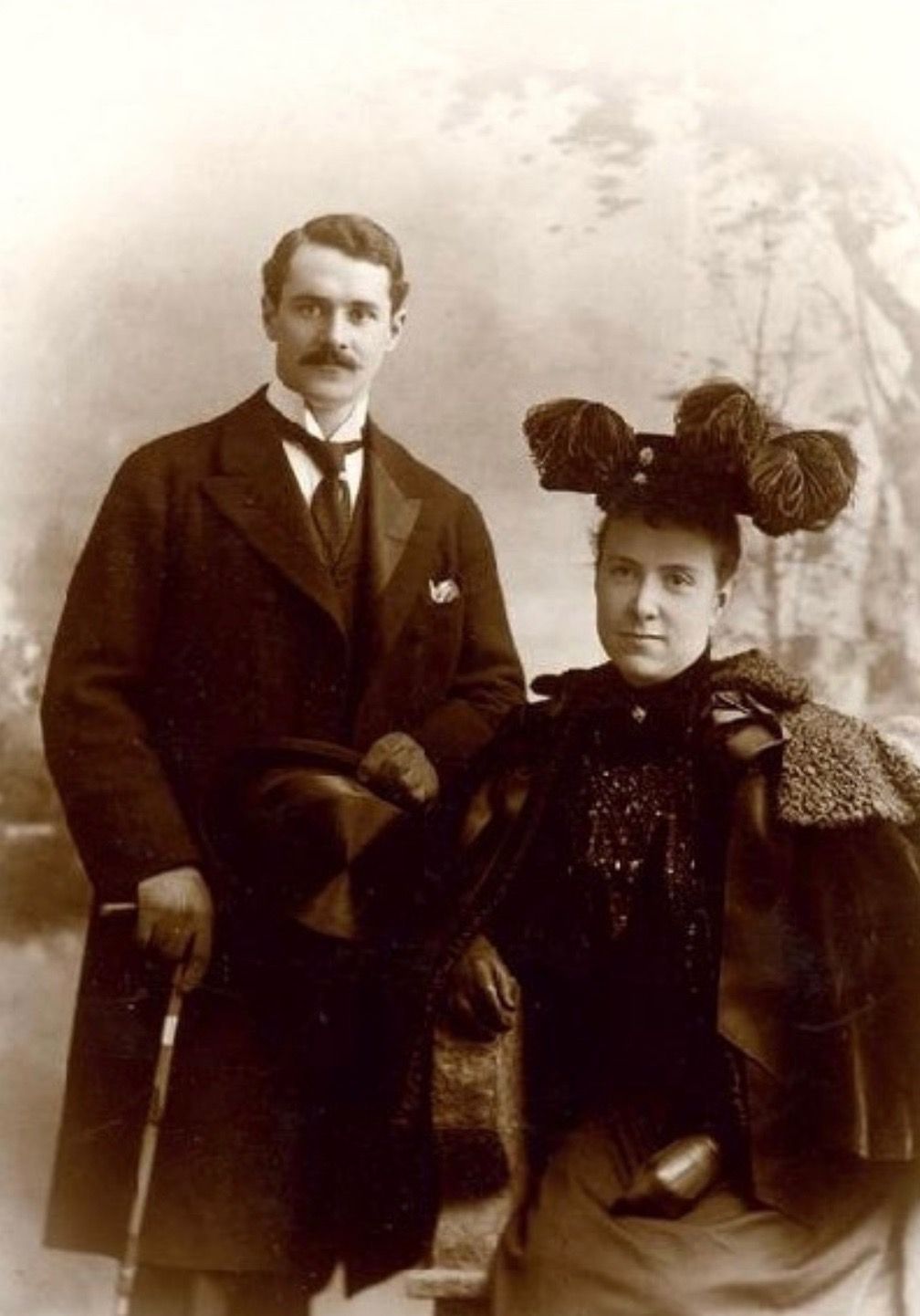 Harold F. and Edith Rockefeller McCormick, 1895.