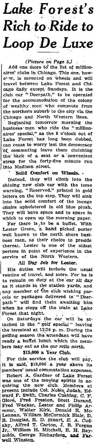Chicago Tribune, March 31, 1929.