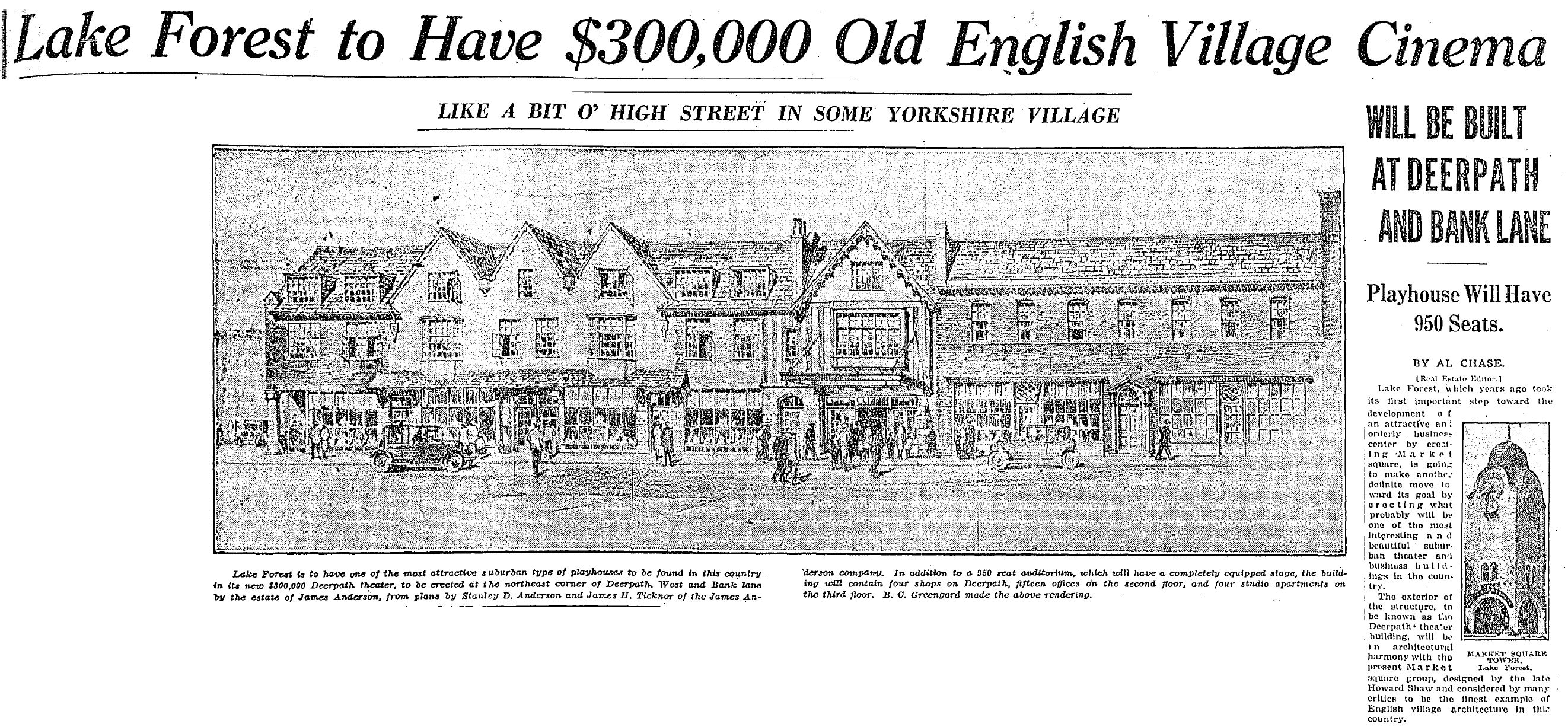 Chicago Tribune, August 22, 1926.