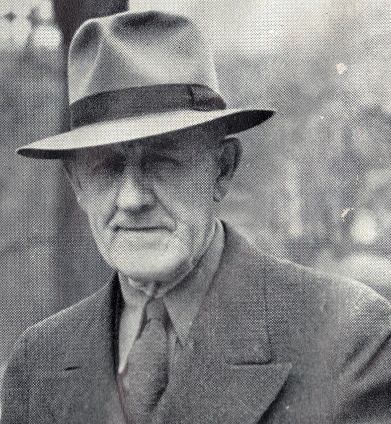 Coach Ralph Jones. From the 1936 Forester yearbook.