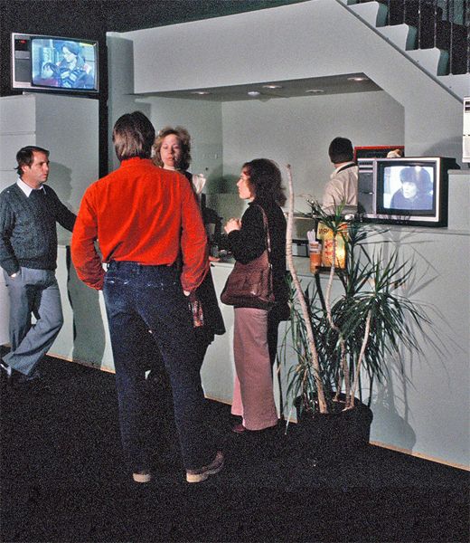 Deerpath Theatre c. 1983 after renovation - concessions.