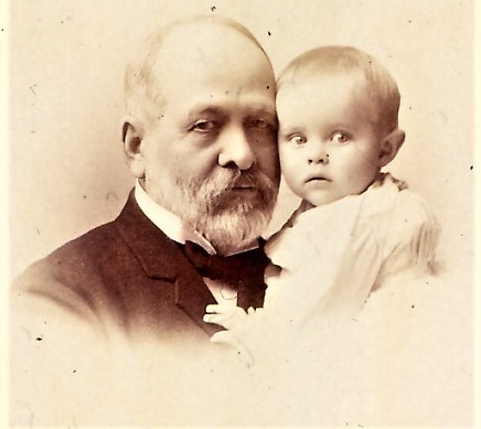 Charles B. Farwell and grandson Farwell Winston, 1891.