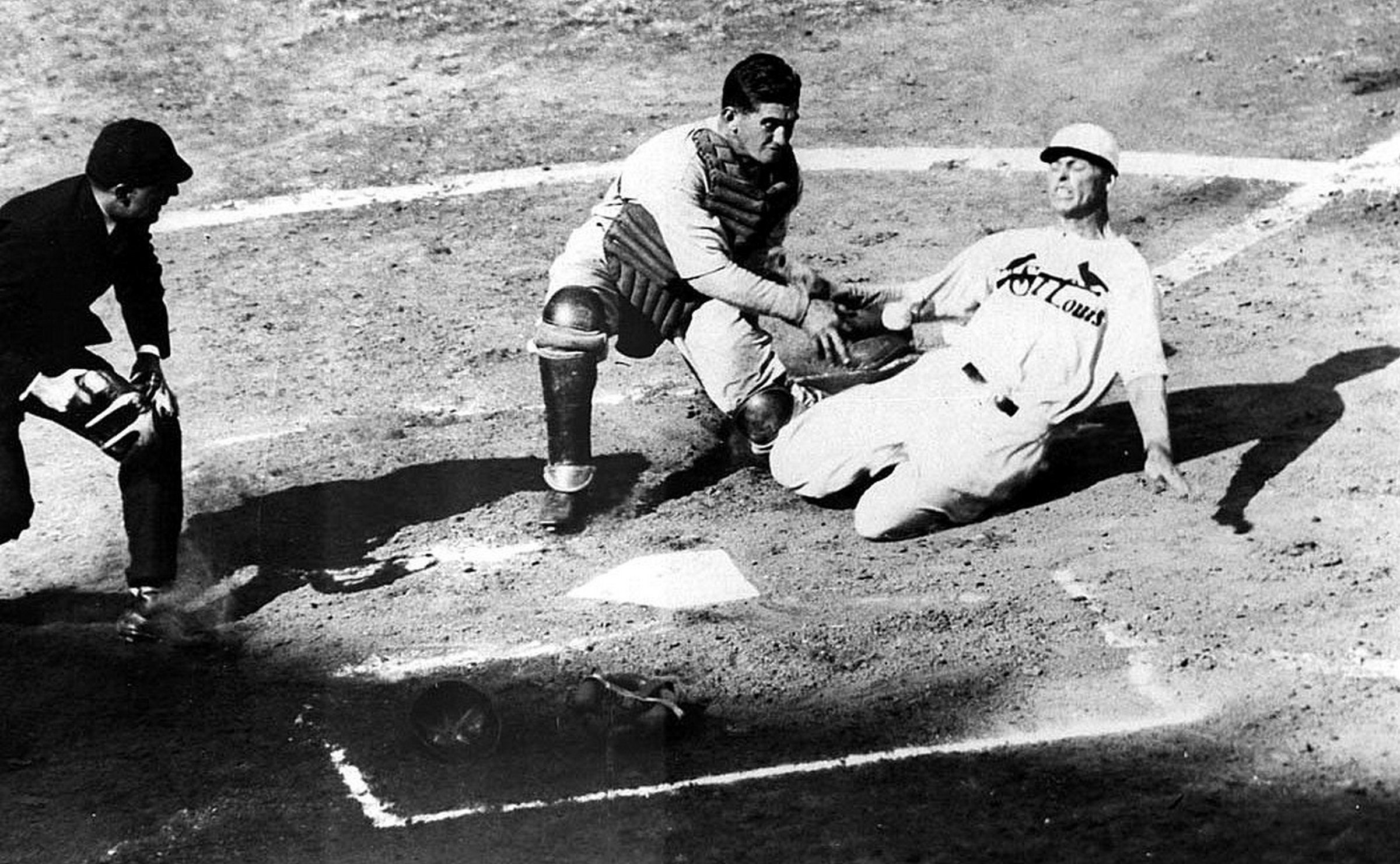 Mickey Cochrane at the 1931 World Series (a loss to the St. Louis Cardinals).