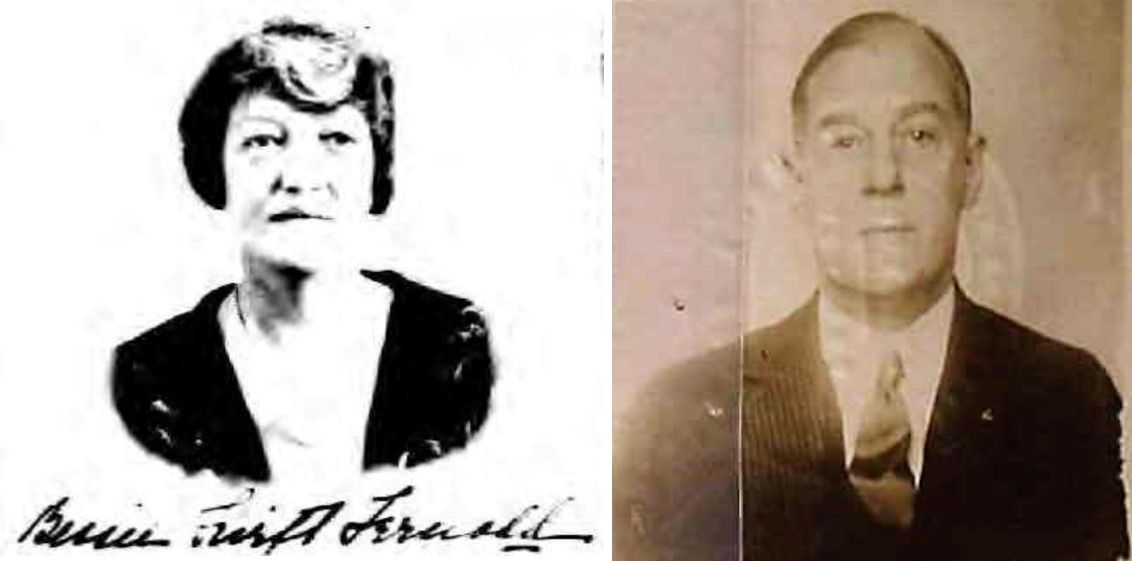 Bessie Ethel Swift Fernald (1883-1920) and Charles A. Fernald (1872-1956). Image source: U.S. Passport Applications.