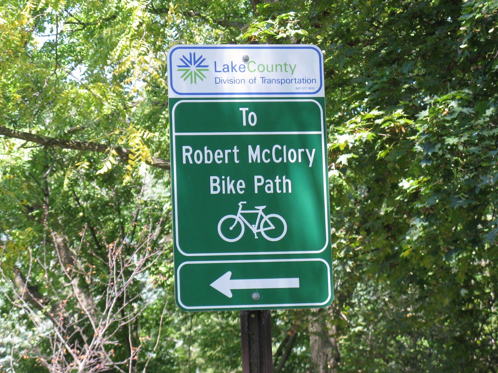 Robert McClory Bike Path.