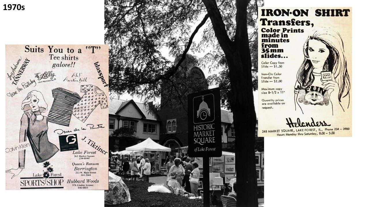 Lake Forester, 1976. The Deer Path Art League’s Art Fair on the Square, 1979.