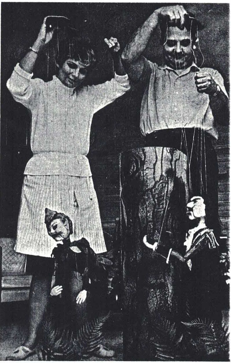 Margaret and Richard Lindman, who claimed in one interview he'd become a puppeteer ""by marriage.