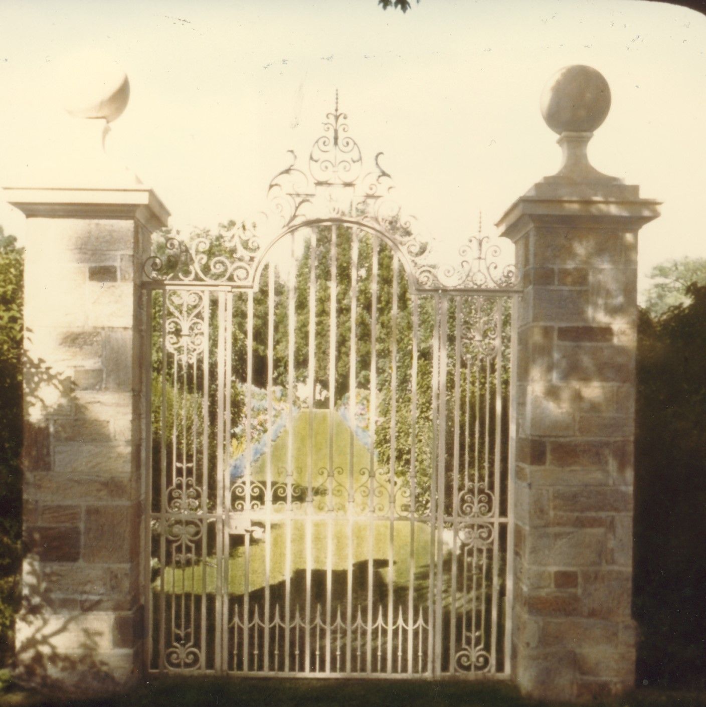 Garden gate.