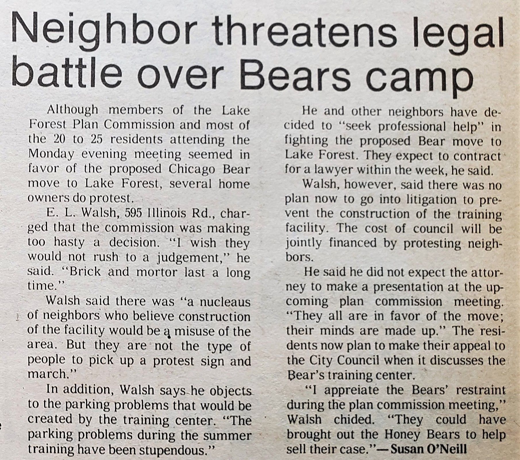 Lake Forester, May 1978.