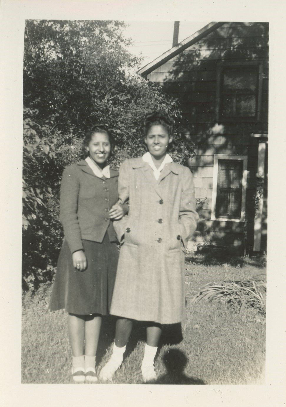 Josephine and Lillian Hairston on Edgewood